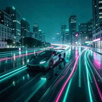 Electronic AI music example